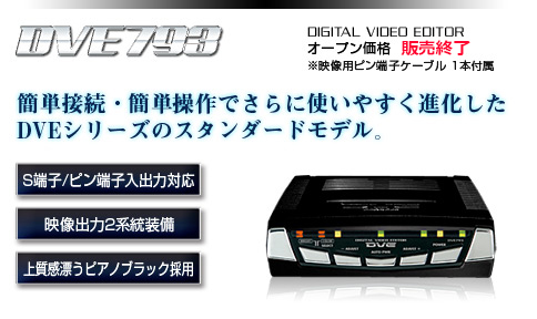 DIGITAL VIDEO EDITOR DVE793